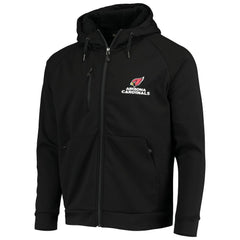 Arizona Cardinals Dunbrooke Shag Tri-Blend Full-Zip Raglan Hoodie Black | NFL