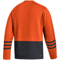 Philadelphia Flyers adidas Logo AEROREADY Pullover Sweater - Orange - NHL