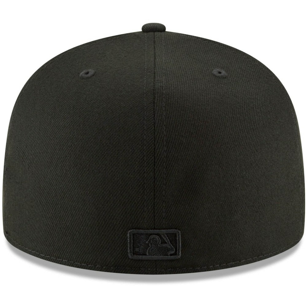 St. Louis Cardinals New Era Black on Black 59FIFTY Fitted Hat - MLB