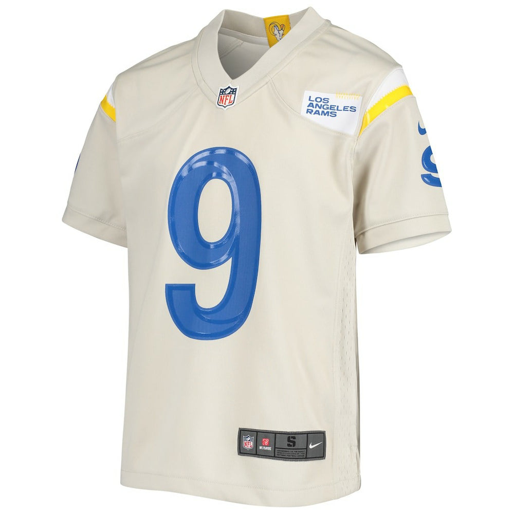 Matthew Stafford Los Angeles Rams Youth Game Jersey Cream | Nike for Sale