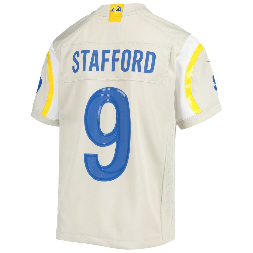 Matthew Stafford Los Angeles Rams Youth Game Jersey Cream | Nike for Sale