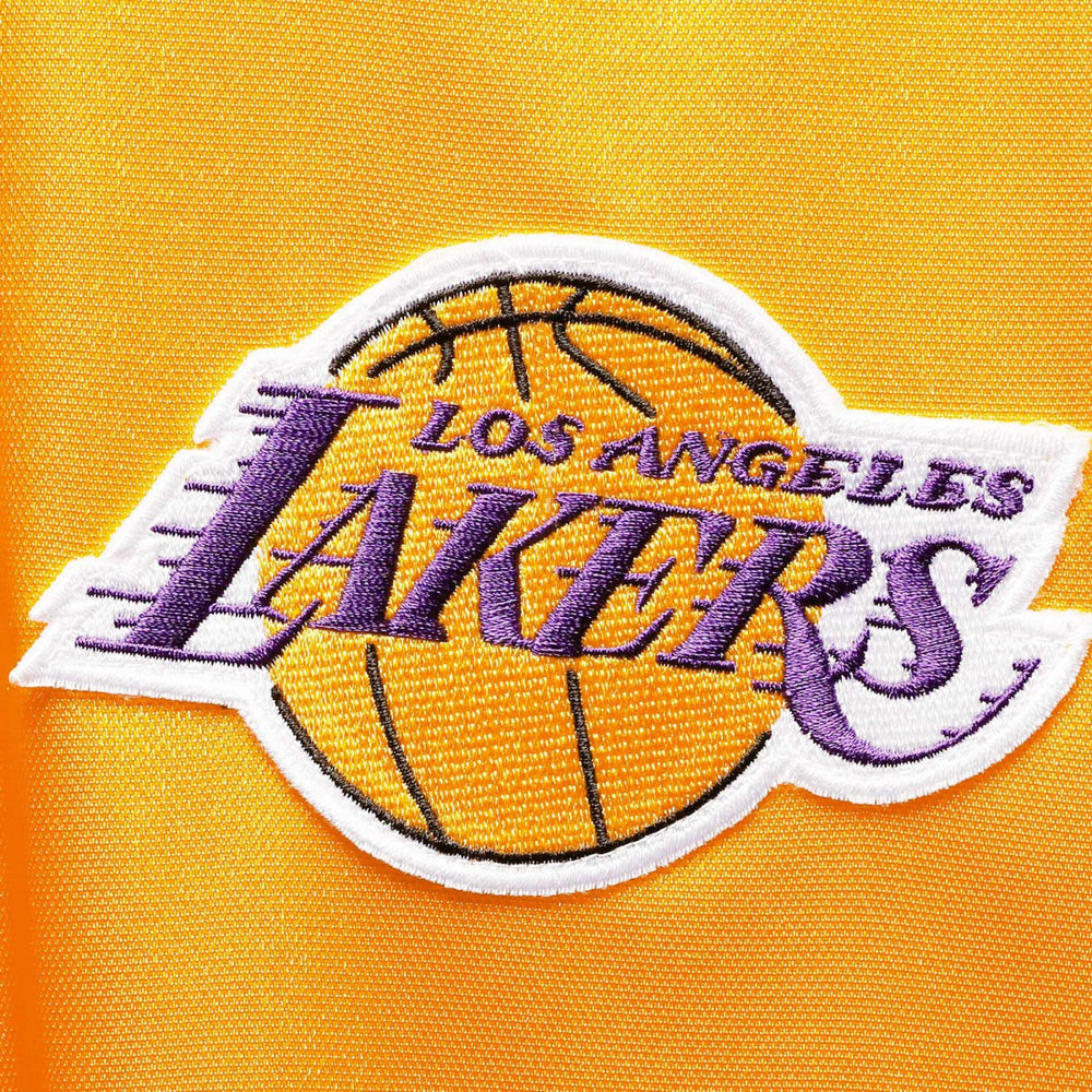 Los Angeles Lakers Hardwood Classics Big & Tall On-Court Shooting V-Neck Shirt Gold/Purple - NBA