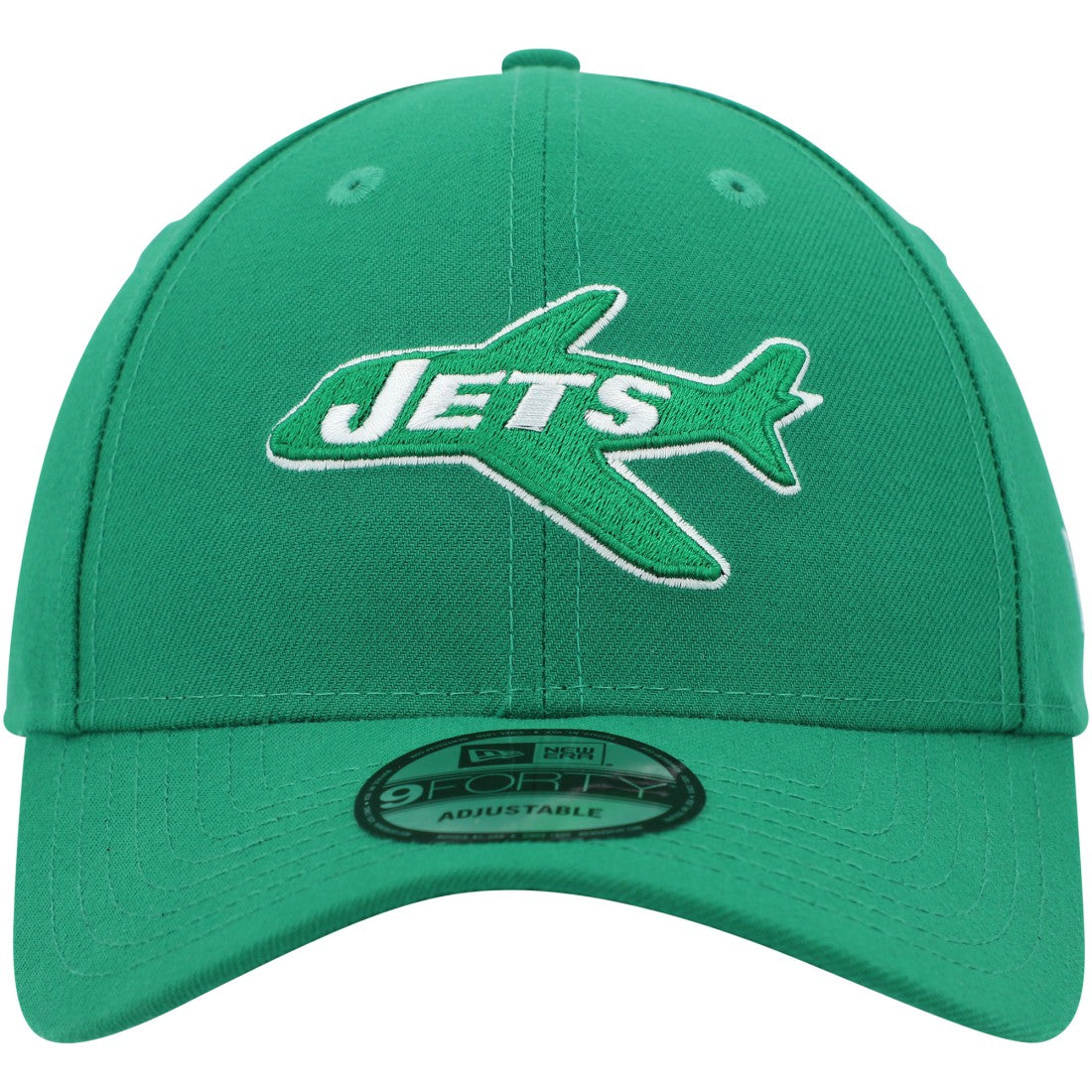 New York Jets New Era Plane The League 9FORTY Adjustable Hat Kelly Green | NFL