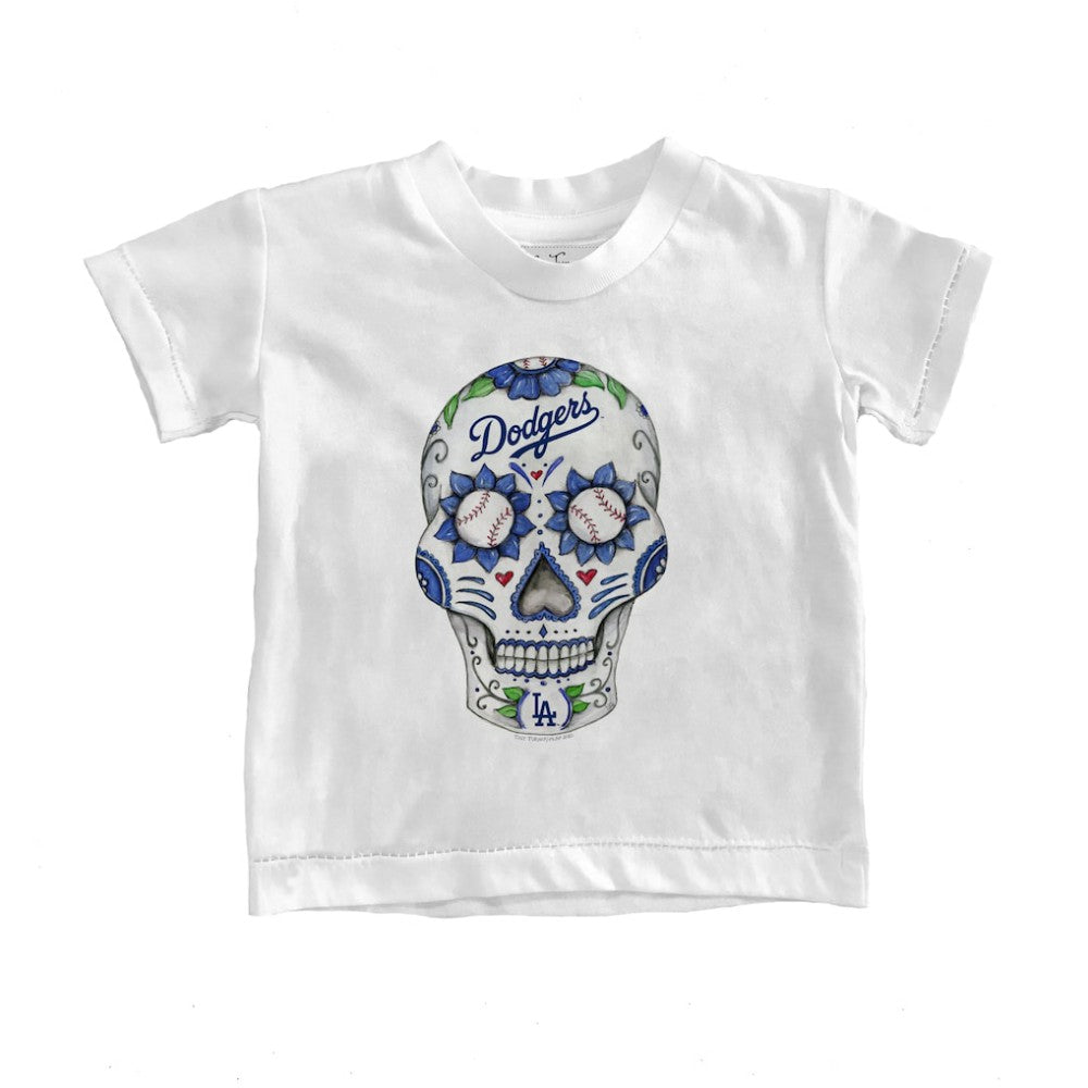 Los Angeles Dodgers Tiny Turnip Youth Sugar Skull T-Shirt - MLB