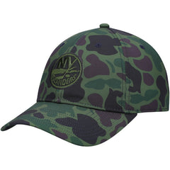 New York Islanders adidas Locker Room Slouch Adjustable Hat - Camo - NHL