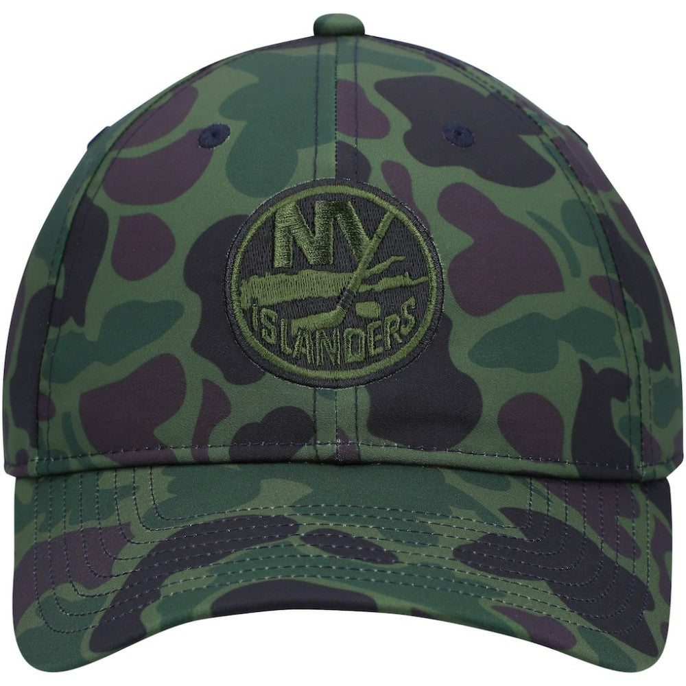 New York Islanders adidas Locker Room Slouch Adjustable Hat - Camo - NHL