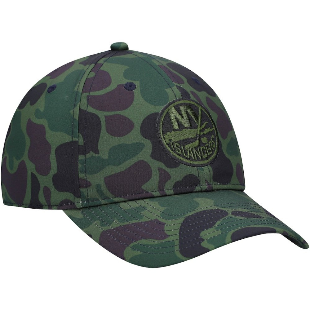 New York Islanders adidas Locker Room Slouch Adjustable Hat - Camo - NHL