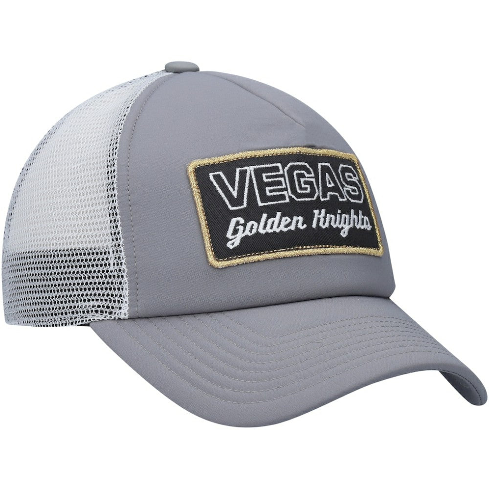 Vegas Golden Knights adidas Locker Room Foam Trucker Snapback Hat - Gray/White - NHL