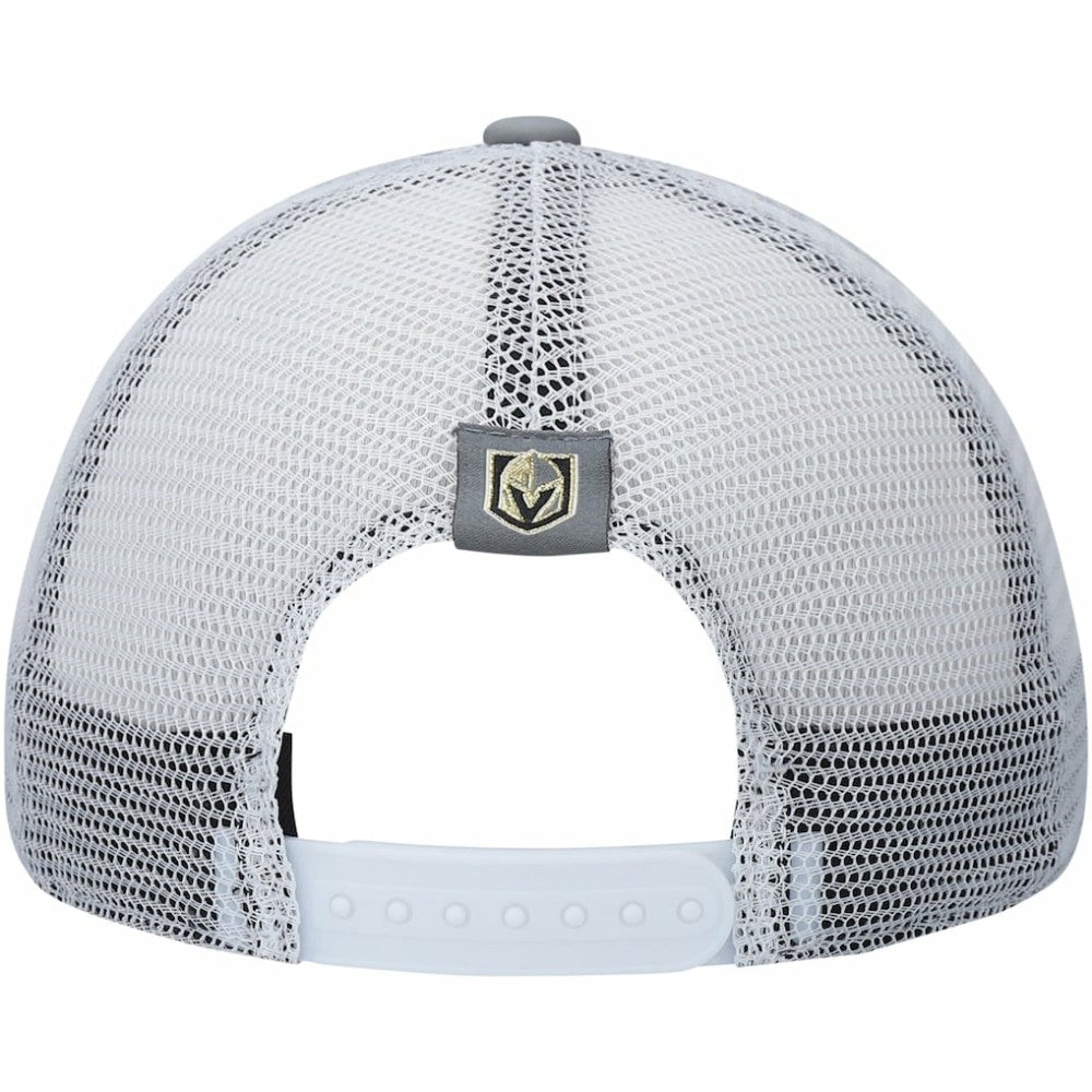 Vegas Golden Knights adidas Locker Room Foam Trucker Snapback Hat - Gray/White - NHL