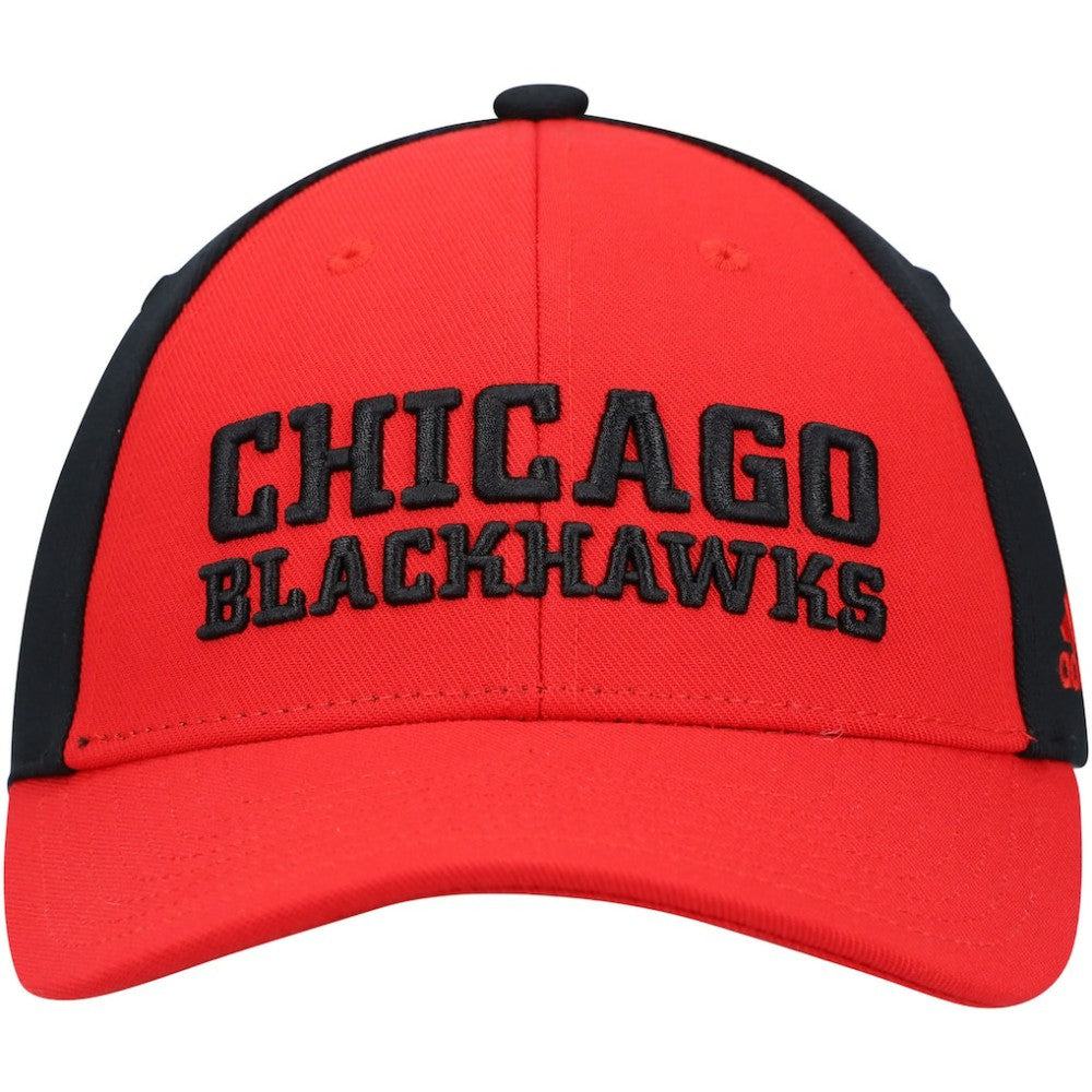 Chicago Blackhawks adidas Locker Room Adjustable Hat - Red - NHL