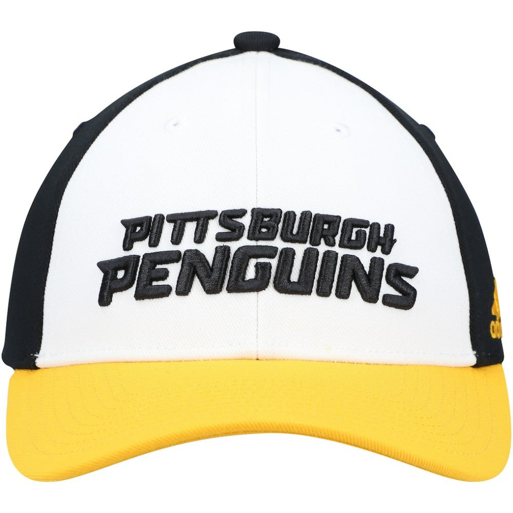 Pittsburgh Penguins adidas Locker Room Adjustable Hat - White - NHL