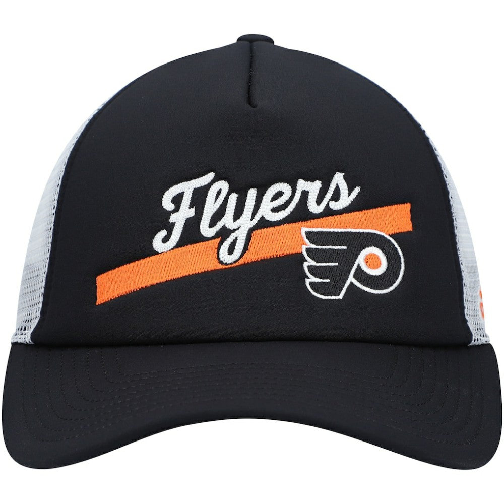 Philadelphia Flyers adidas Women's Foam Trucker Snapback Hat - Black/White - NHL