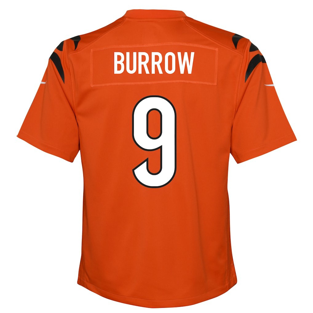 Joe Burrow Cincinnati Bengals Youth Game Jersey Orange | Nike for Sale
