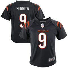 Joe Burrow Cincinnati Bengals Preschool Game Jersey Black | Nike for Sale