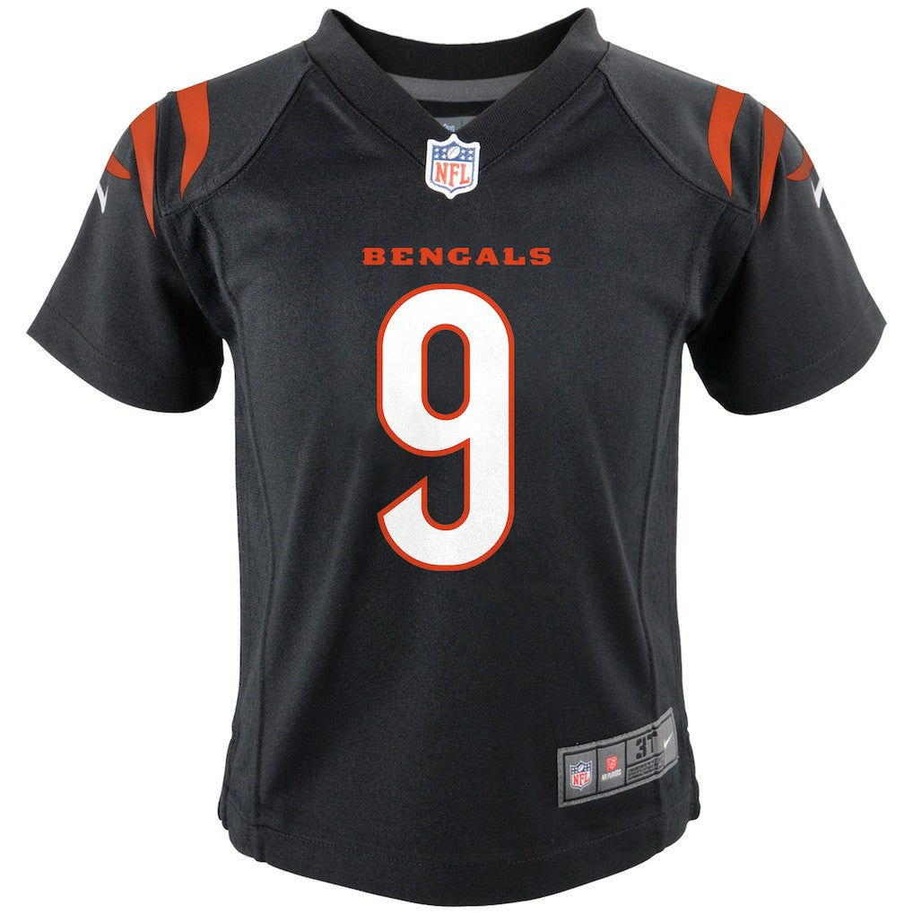 Joe Burrow Cincinnati Bengals Preschool Game Jersey Black | Nike for Sale