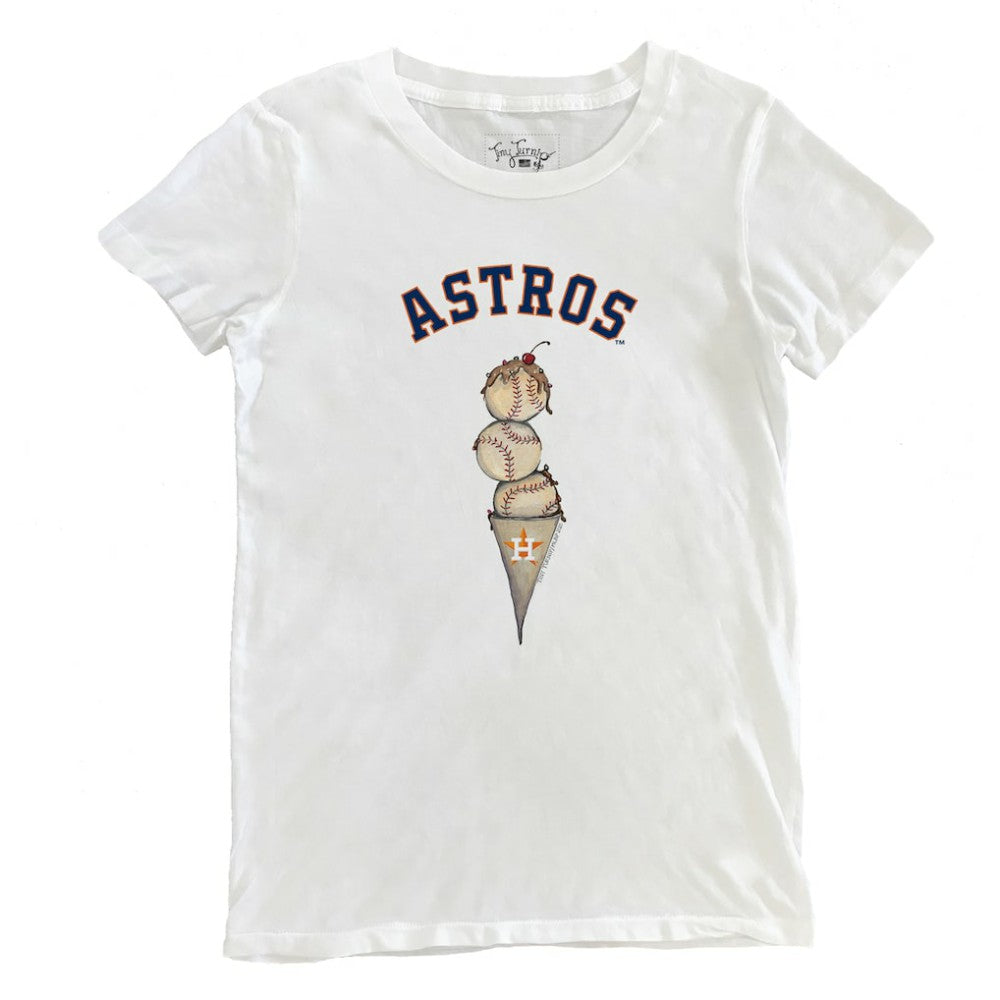 Houston Astros Tiny Turnip Women's Triple Scoop T-Shirt - MLB