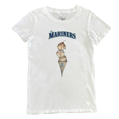 Seattle Mariners Tiny Turnip Women's Triple Scoop T-Shirt - MLB