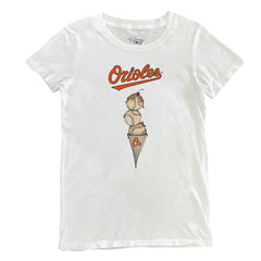 Baltimore Orioles Tiny Turnip Women's Triple Scoop T-Shirt - MLB