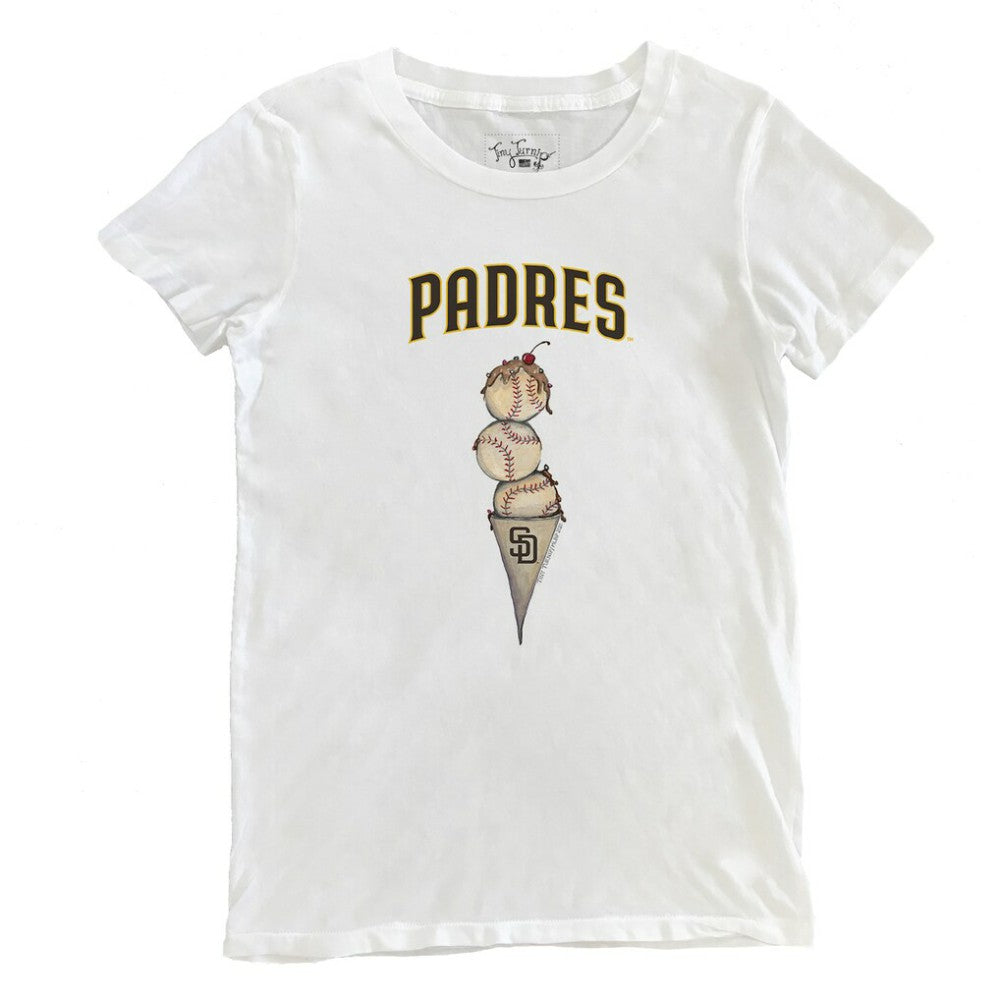 San Diego Padres Tiny Turnip Women's Triple Scoop T-Shirt - MLB