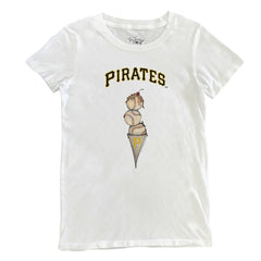 Pittsburgh Pirates Tiny Turnip Women's Triple Scoop T-Shirt - MLB