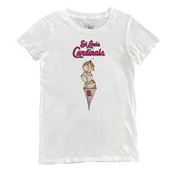 St. Louis Cardinals Tiny Turnip Women's Triple Scoop T-Shirt - MLB