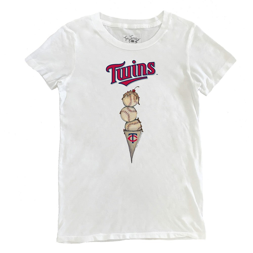 Minnesota Twins Tiny Turnip Women's Triple Scoop T-Shirt - MLB