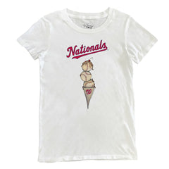 Washington Nationals Tiny Turnip Women's Triple Scoop T-Shirt - MLB