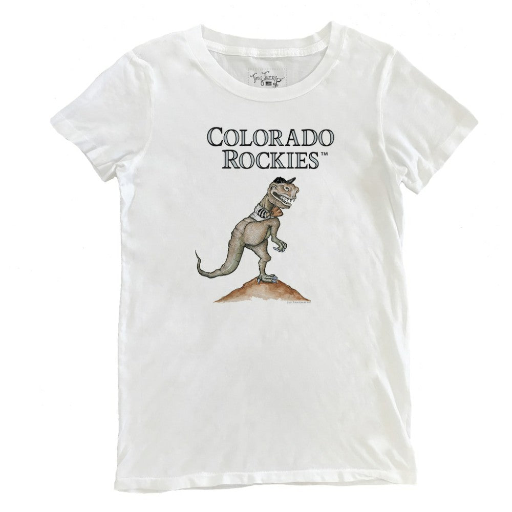 Colorado Rockies Tiny Turnip Women's TT Rex T-Shirt - MLB