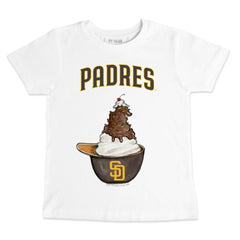San Diego Padres Tiny Turnip Youth Sundae Helmet T-Shirt - MLB