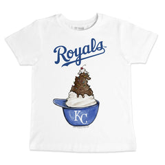 Kansas City Royals Tiny Turnip Youth Sundae Helmet T-Shirt - MLB