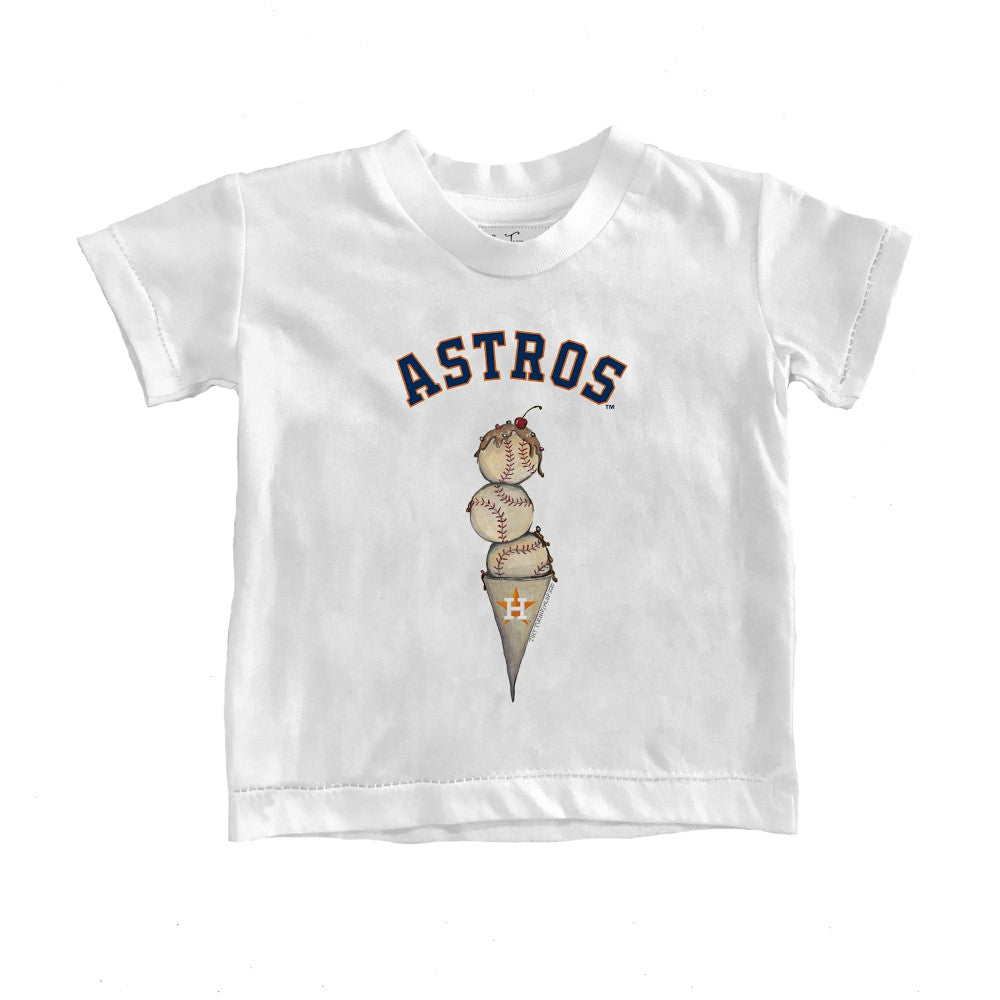 Houston Astros Tiny Turnip Youth Triple Scoop T-Shirt - MLB