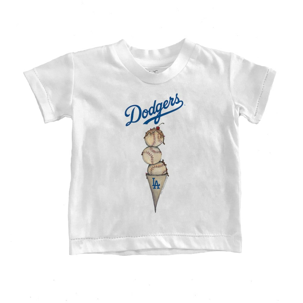 Los Angeles Dodgers Tiny Turnip Youth Triple Scoop T-Shirt - MLB