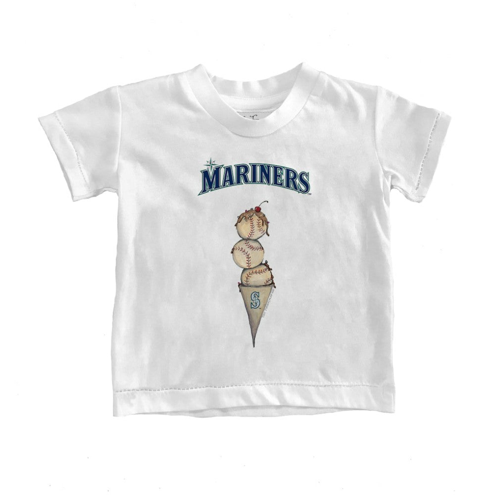 Seattle Mariners Tiny Turnip Youth Triple Scoop T-Shirt - MLB