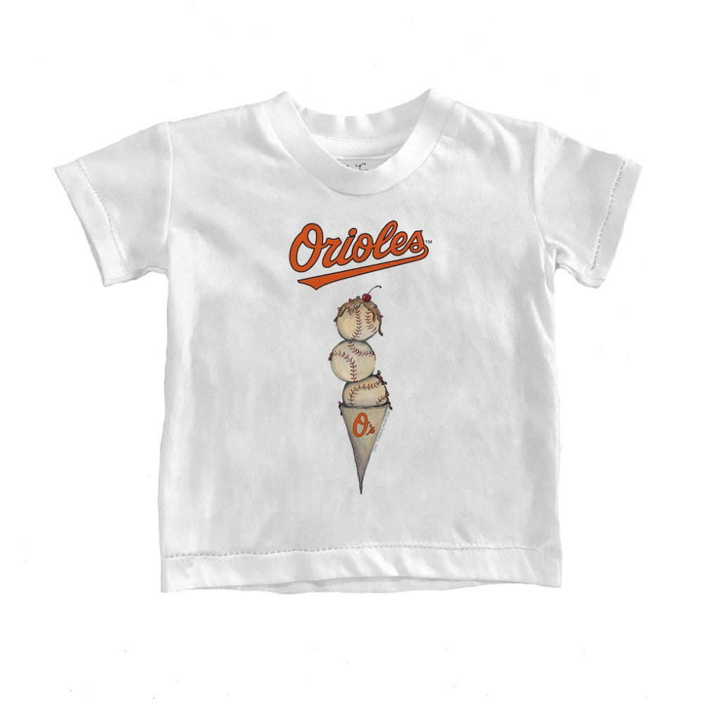 Baltimore Orioles Tiny Turnip Youth Triple Scoop T-Shirt - MLB