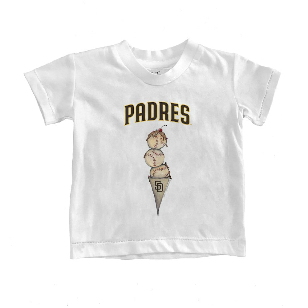 San Diego Padres Tiny Turnip Youth Triple Scoop T-Shirt - MLB