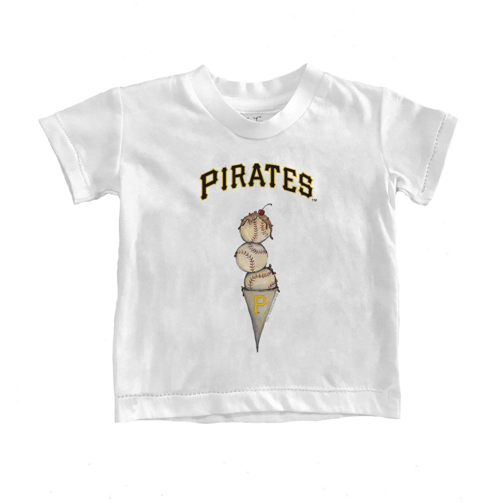 Pittsburgh Pirates Tiny Turnip Youth Triple Scoop T-Shirt - MLB
