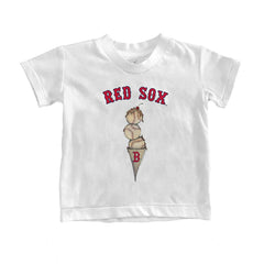 Boston Red Sox Tiny Turnip Youth Triple Scoop T-Shirt - MLB