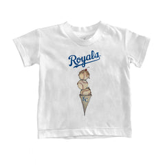 Kansas City Royals Tiny Turnip Youth Triple Scoop T-Shirt - MLB