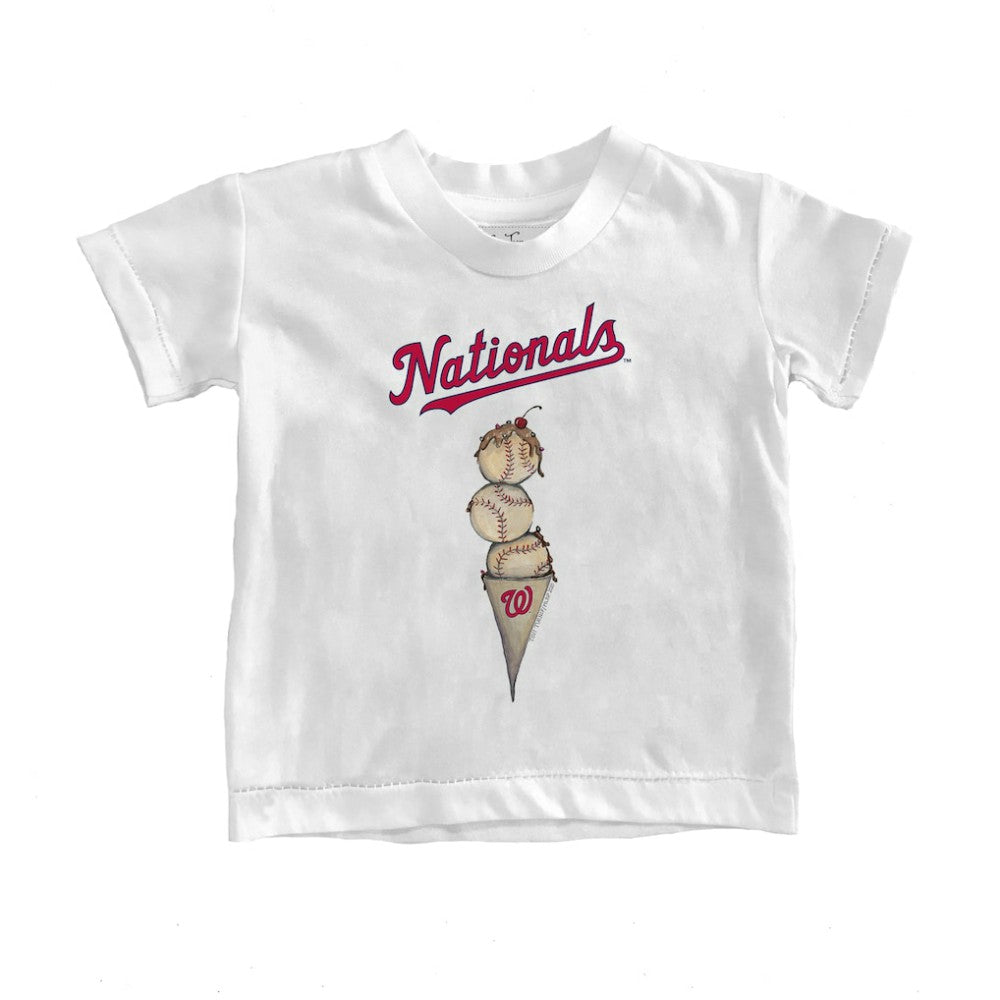 Washington Nationals Tiny Turnip Youth Triple Scoop T-Shirt - MLB