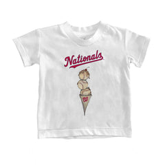 Washington Nationals Tiny Turnip Youth Triple Scoop T-Shirt - MLB
