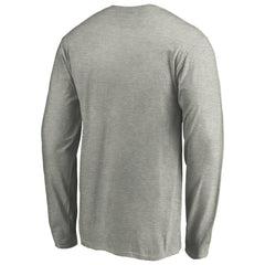 Boston Bruins Primary Logo Long Sleeve T-Shirt - Heather Gray - NHL