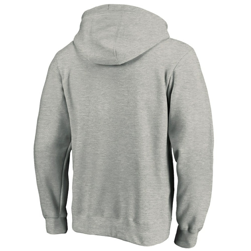 Toronto Maple Leafs Primary Team Logo Fleece Fitted Pullover Hoodie - Heather Gray - NHL