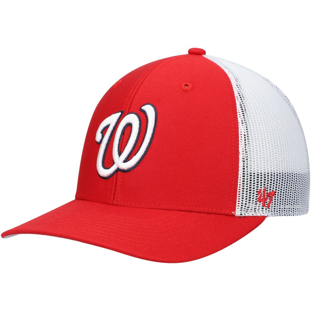 Washington Nationals '47 Primary Logo Trucker Snapback Hat - MLB