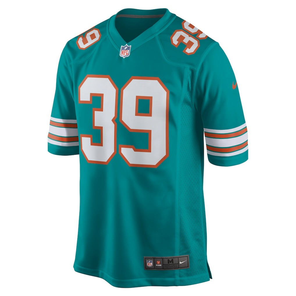 Larry Csonka Miami Dolphins Retired Player Jersey Aqua | Nike for Sale