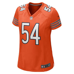 Brian Urlacher Chicago Bears Women's Retired Player Jersey Orange | Nike for Sale
