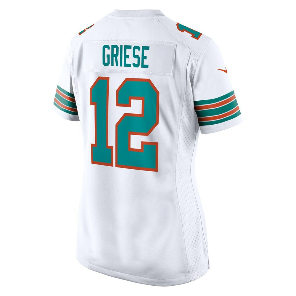 Bob Griese Miami Dolphins Women's Retired Player Jersey White | Nike for Sale
