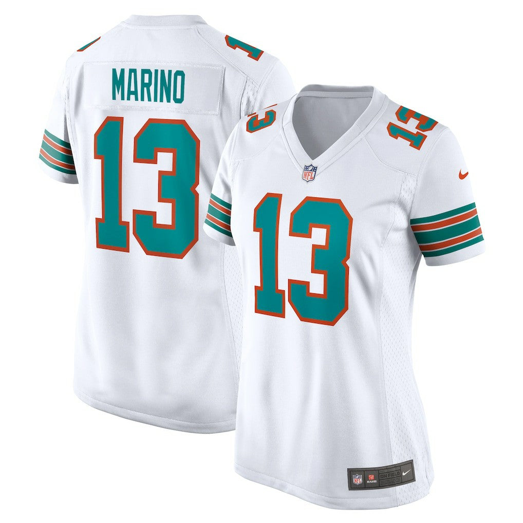 Dan Marino Miami Dolphins Women's Retired Player Jersey White | Nike for Sale