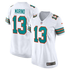 Dan Marino Miami Dolphins Women's Retired Player Jersey White | Nike for Sale