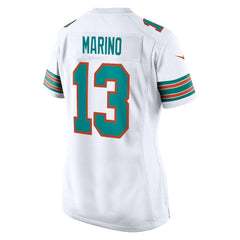Dan Marino Miami Dolphins Women's Retired Player Jersey White | Nike for Sale