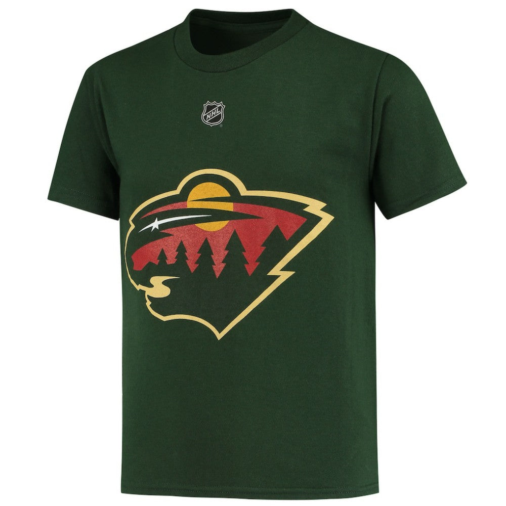 Kirill Kaprizov Minnesota Wild Youth Player Name & Number T-Shirt - Green - NHL